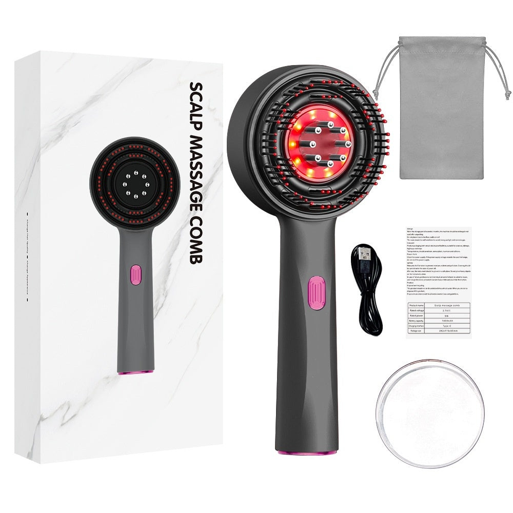 Electric massage comb for household scalp red light anti stripping hair care massage comb