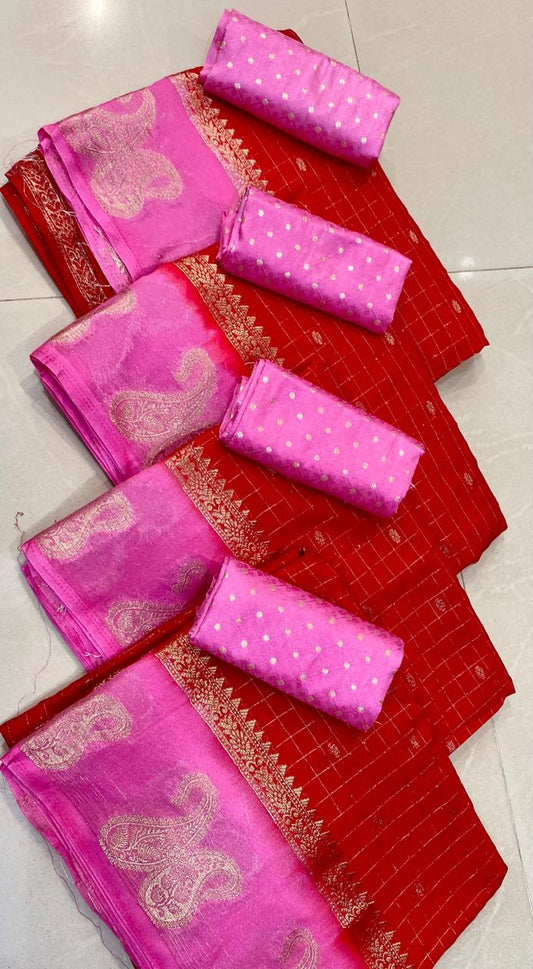 ❤️ Elegant Crape Georgette Saree ❤️
🌸 Soft & Flowing Crape Georgette Fabric